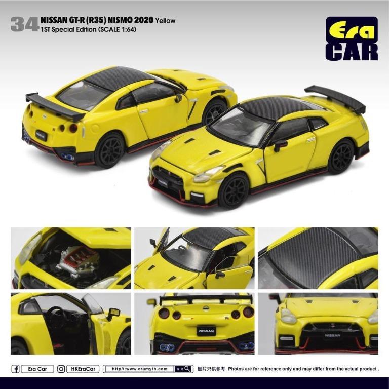 Era Car 1:64 Diecast Car 33 Nissan GT-R(R35) N2020 White
