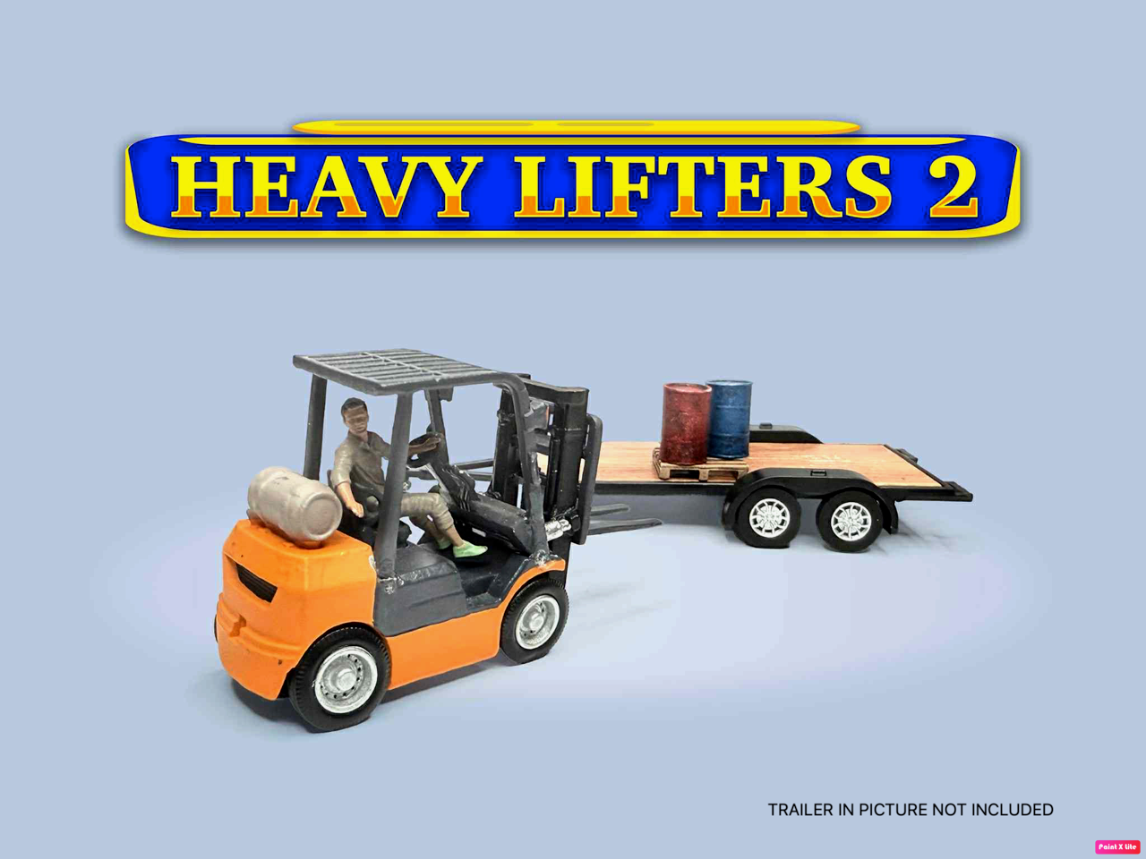 American Diorama 1:64 Figure Set:  Heavy Lifters 2 AD-2434