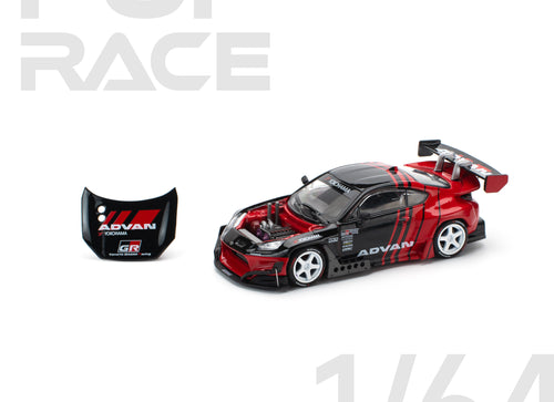 Load image into Gallery viewer, POPRACE 1/64 PANDEM GR86 - ADVAN Diecast Model Car
