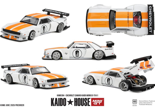 Load image into Gallery viewer, (Pre-order) Mini GT x Kaido House Chevrolet Camaro KAIDO WORKS TA V1 #KHMG304
