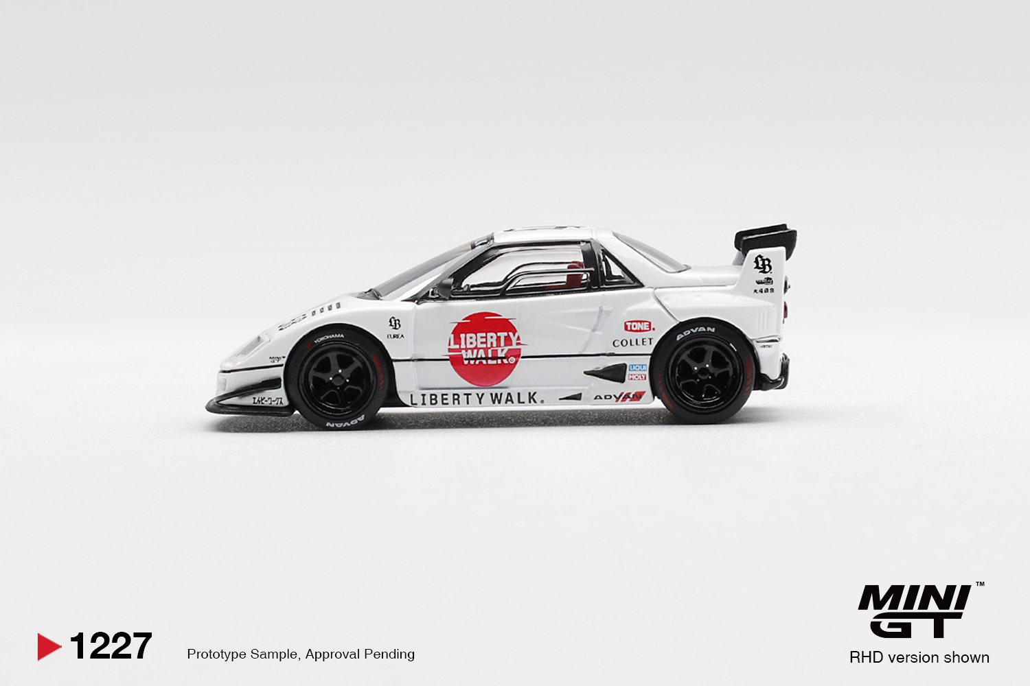 (Pre-order) MINI GT #1227 Mazda AZ-1 Liberty Walk LB40 LB-Hinomaru Diecast Model