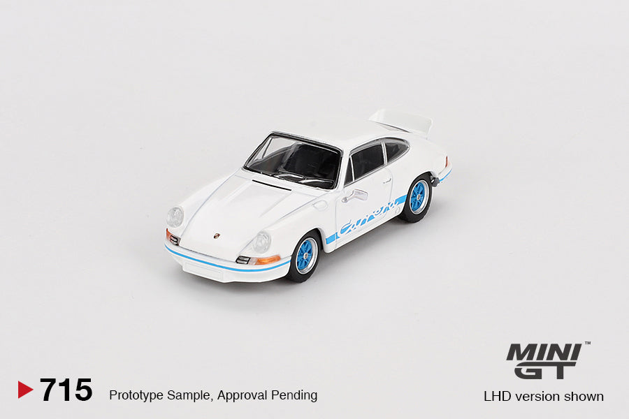 Mini GT #715 1/64 Porsche 911 Carrera RS 2.7 Grand Prix White RHD