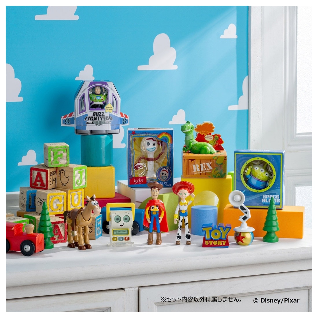 Takara Tomy Figure Toy Story 5 Diecast Pixar Lamp & Logo Color Metallic Ver.
