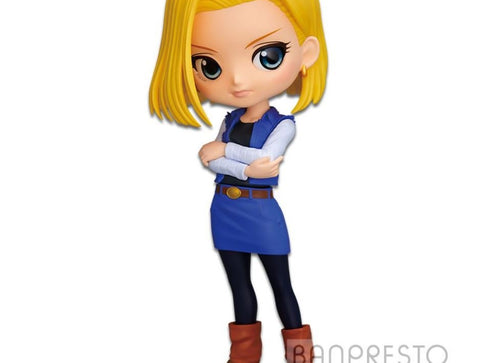 Load image into Gallery viewer, Banpresto Q Posket Dragon Ball Z Android 18 Ver. A 14cm Figure

