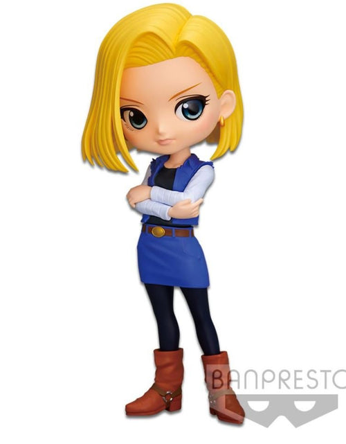 Load image into Gallery viewer, Banpresto Q Posket Dragon Ball Z Android 18 Ver. A 14cm Figure
