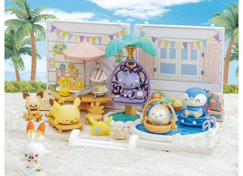 Load image into Gallery viewer, Takara Tomy 	Pokemon PokePeace Let`s Party Garden with figures set
