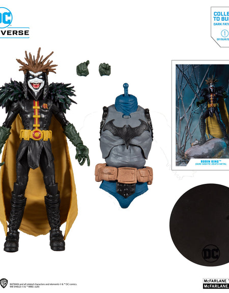 McFarlane Toy DC Death Metal Build-A (Dark Father.)Robin King Action Figure