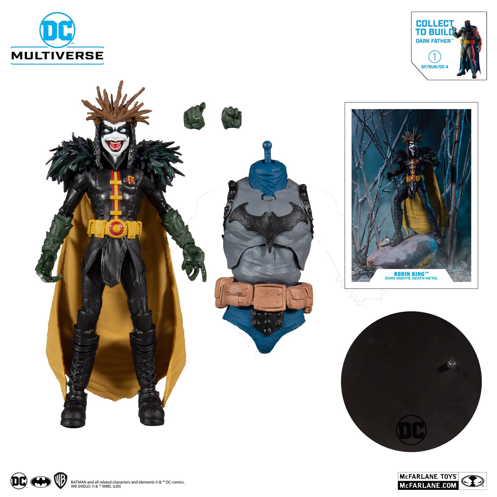 McFarlane Toy DC Death Metal Build-A (Dark Father.)Robin King Action Figure