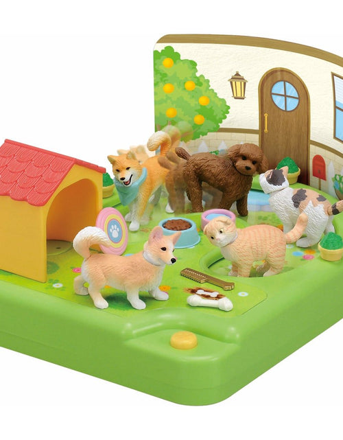 Load image into Gallery viewer, TAKARA TOMY Ania Friends Foot it Garden Poodle Dog House Animal Figure Play Set
