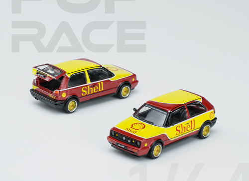 Load image into Gallery viewer, POPRACE 1/64 Shell Volkswagen Golf GTI MKII Diecast Model Car
