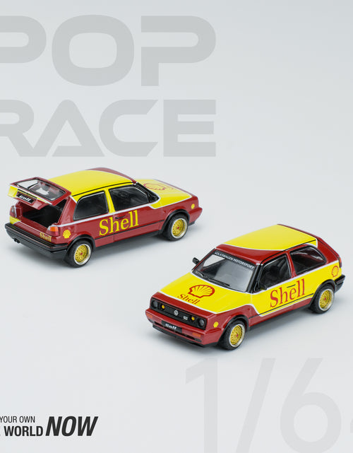 Load image into Gallery viewer, POPRACE 1/64 Shell Volkswagen Golf GTI MKII Diecast Model Car
