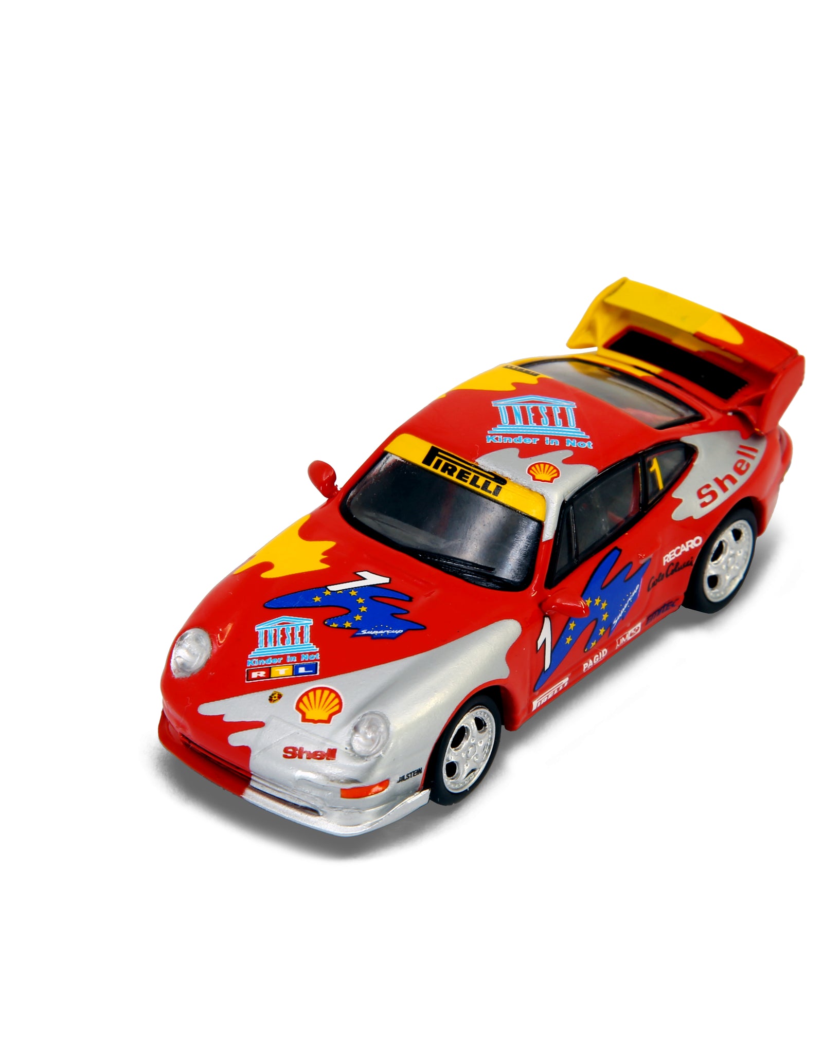 (In Stock) SPARKY x TINY 1/64 Porsche 993 Carrera Cup 1993 Shell Model Set