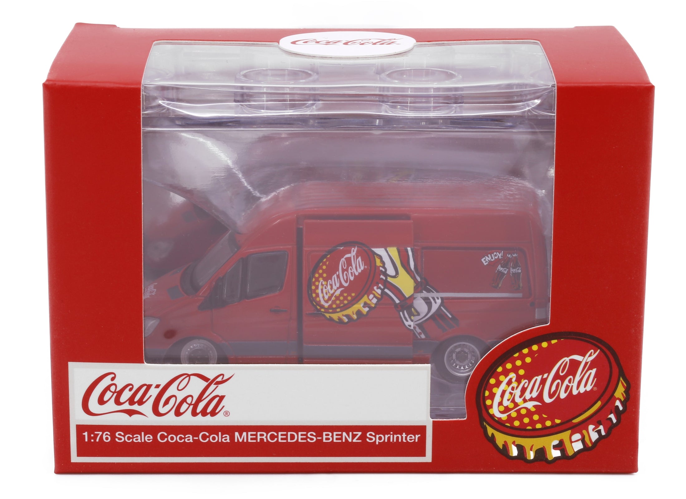 Tiny City Die-cast Model Car - MERCEDES-BENZ Sprinter Coca-Cola