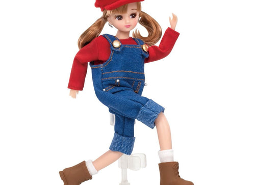 Load image into Gallery viewer, Takara Tomy Licca LD-33 Super Mario Daisuki Rika-chan (Licca-chan) Doll
