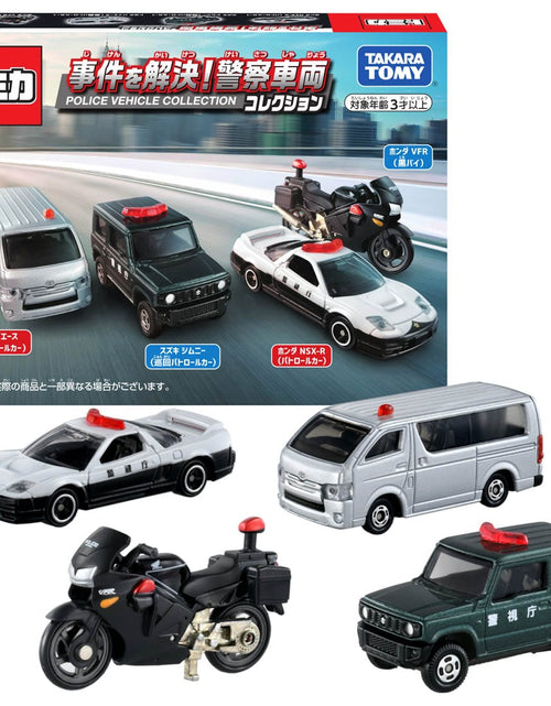 Load image into Gallery viewer, Takara Tomy Tomica Diecast Model Gift Set - Police Vehicle Collection Car Set
