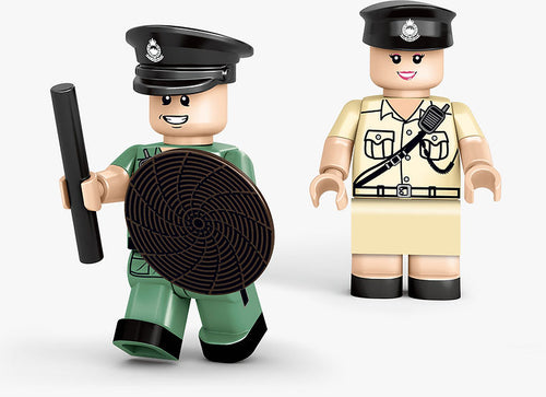 Load image into Gallery viewer, Royal Toys City Story RT81 80s–90s Hong Kong Police Motorcycle Mini Brick (240pcs)

