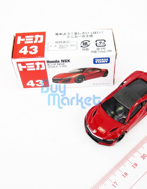Load image into Gallery viewer, Takara Tomy Tomica #43 Honda NSX 1/62 7CM Red Diecast Toy Model Car Japan
