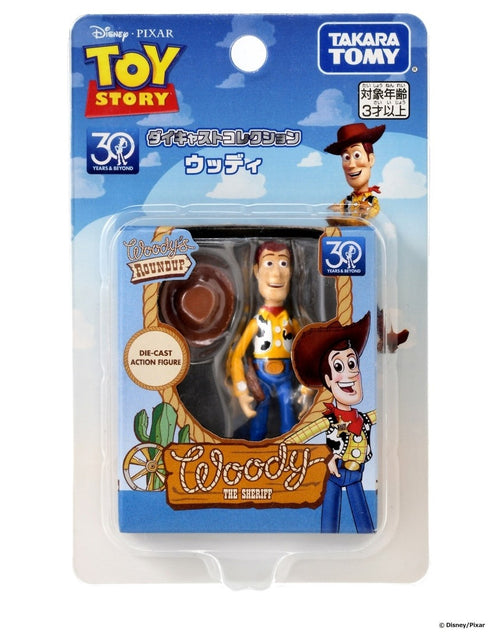 Load image into Gallery viewer, Takara Tomy Toy Story 30th Anniversary Diecast Collection Woody Figure
