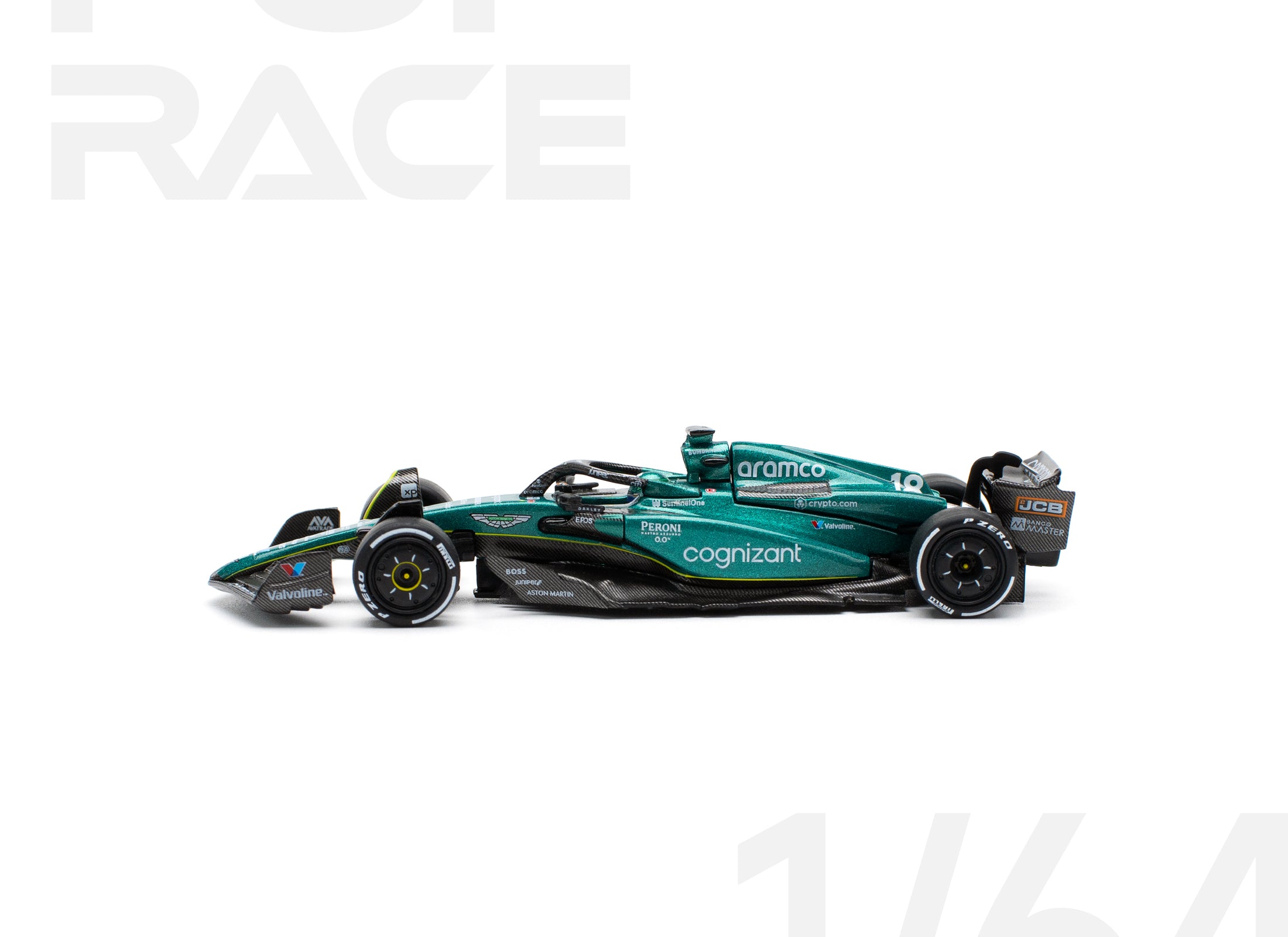 (Pre-order) POPRACE 1/64 ASTON MARTIN AMR23 LANCE STROLL Diecast Model Car