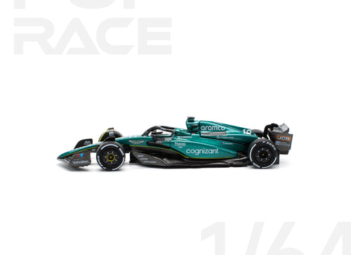 Load image into Gallery viewer, (Pre-order) POPRACE 1/64 ASTON MARTIN AMR23 LANCE STROLL Diecast Model Car
