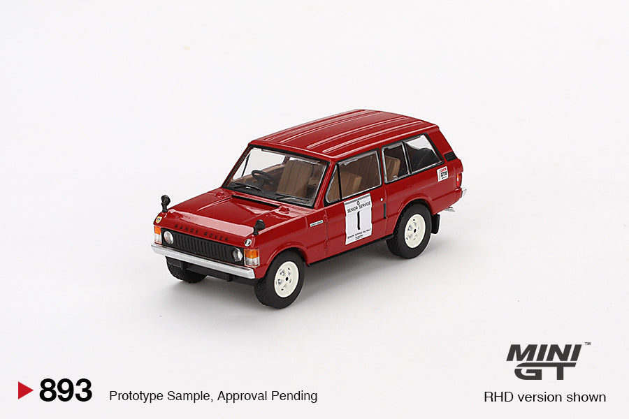 Mini GT #893 Range Rover 1971 International Hillrally Winner Model