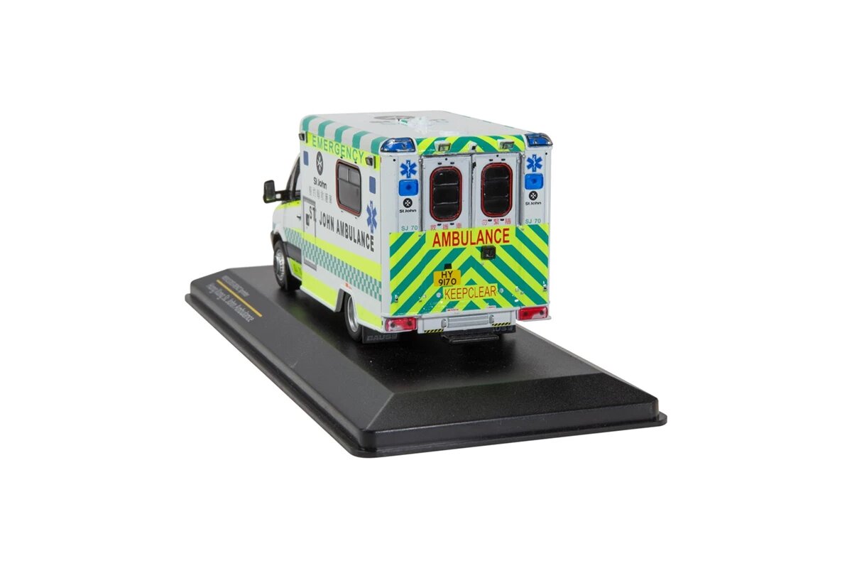 Tiny City Hobby 1/43 Mercedes-Benz Sprinter St. John Ambulance (SJ70) Model Car