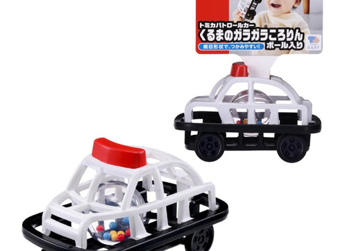 Load image into Gallery viewer, Takara Tomy Car rattle toy with ball inside Tomica patrol car Baby Toy
