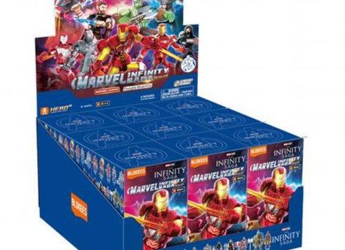 Load image into Gallery viewer, Blokees Marvel Infinity Saga Galaxy Version 4 Blind Box Model Kit Full set of 9
