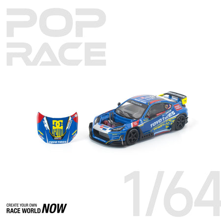 (Pre-order) POP RACE 1/64 PANDEM GR 86 TENGKU DJAN LEY Diecast Model Car