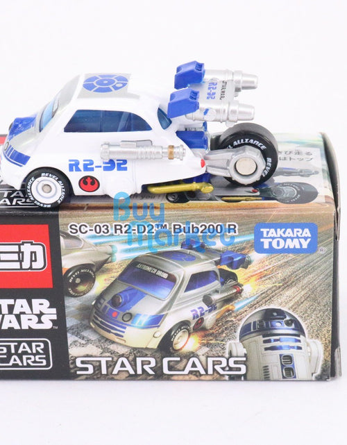 Load image into Gallery viewer, Takara Tomy Disney Star Car SC-03 Star Wars Car R2-D2 Bub200 R Diecast Toy Car
