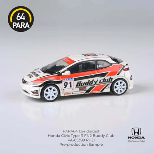 Load image into Gallery viewer, PARA64 1/64 2007 Honda Civic Type R FN2 Buddy Club Livery RHD
