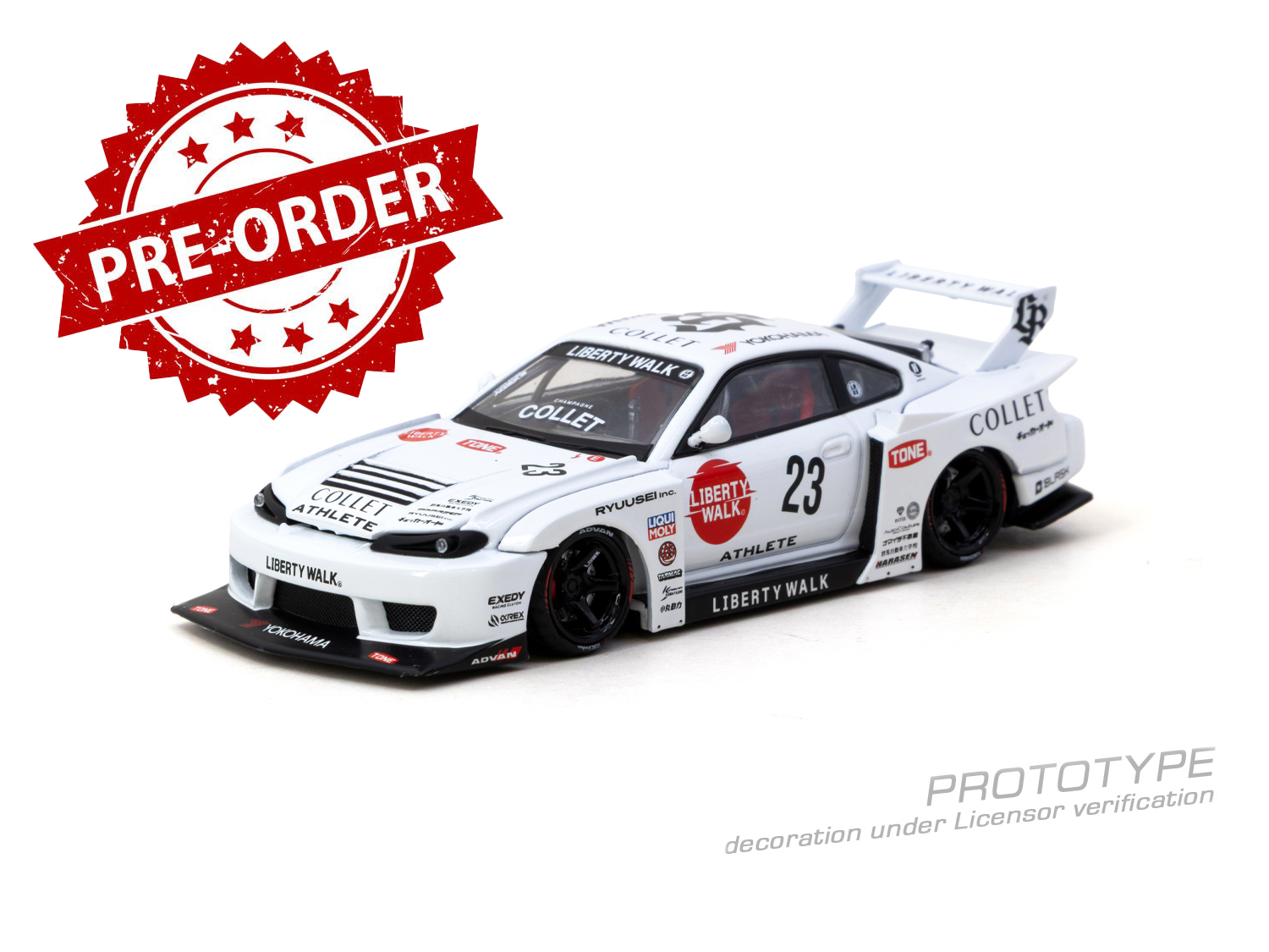 (Pre-order) Tarmac Works 1/43 LB-Super Silhouette Nissan SILVIA S15 Drift 2025