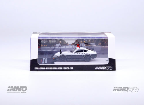 Load image into Gallery viewer, INNO64 1/64 die-cast Nissan fairlady 240zg (hs30) japanese police car
