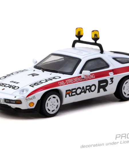 (Pre-order) Tarmac Works 1/64 Porsche 928 S Safety Car Global64 Diecast Model