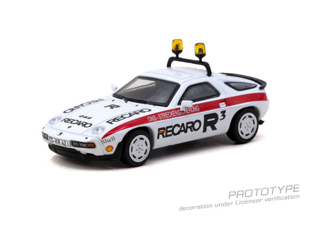 (Pre-order) Tarmac Works 1/64 Porsche 928 S Safety Car Global64 Diecast Model