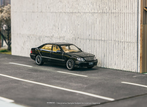 Load image into Gallery viewer, Tarmac Works 1/64 Mercedes-Benz S-Class Wald Black Diecast Model Car
