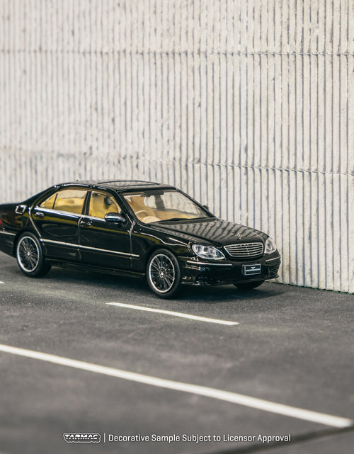 Load image into Gallery viewer, Tarmac Works 1/64 Mercedes-Benz S-Class Wald Black Diecast Model Car
