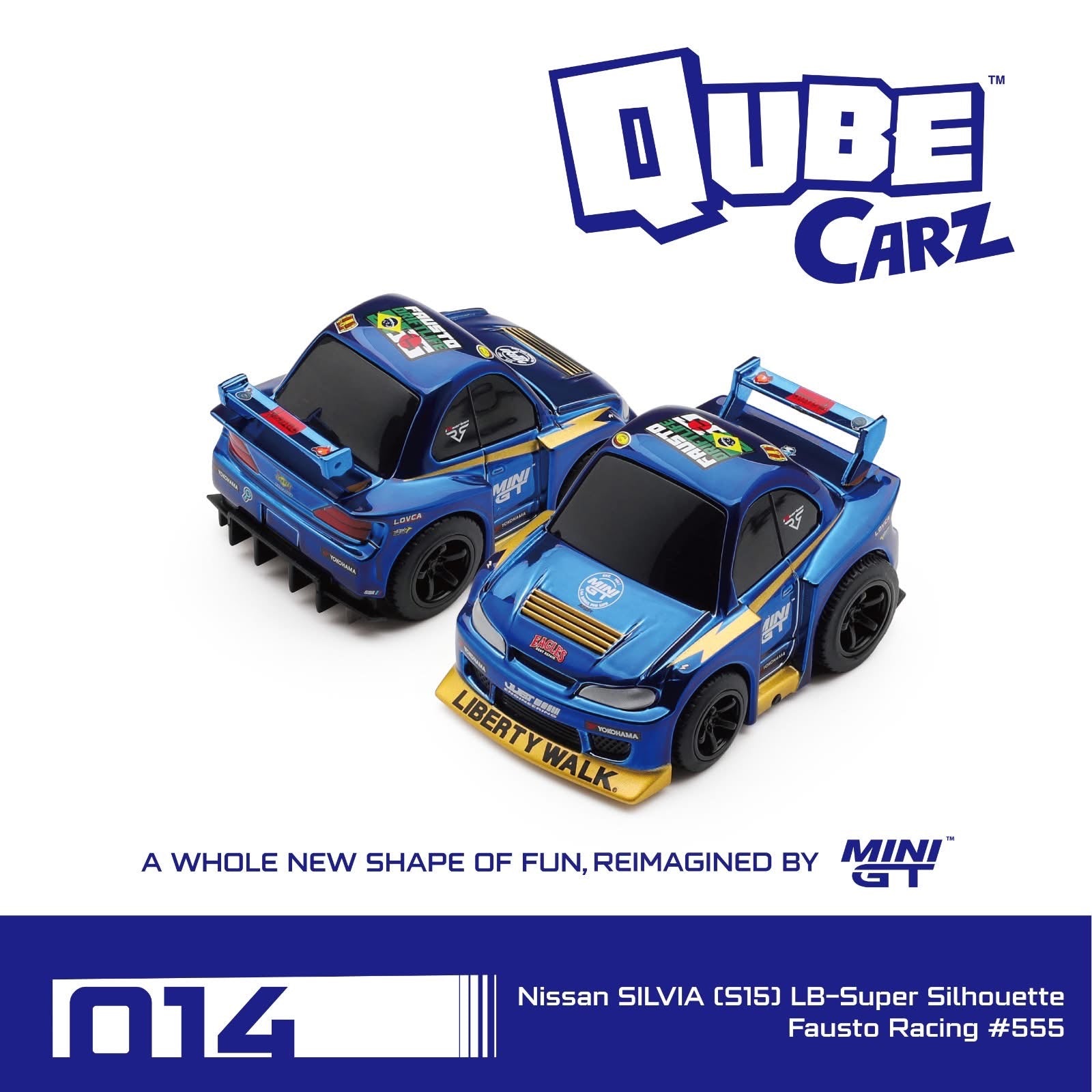 Mini GT QubeCarz Series 3 #011-015 Full Set of 6 Model Car