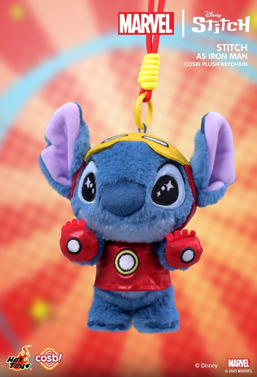 Hot Toys Marvel Stitch Cosbi Plush Keychain Collection (Full set of 6)