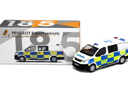 Load image into Gallery viewer, Tiny City 185 Die-cast Model Car - Peugeot Expert Police Traffic (AM7609)

