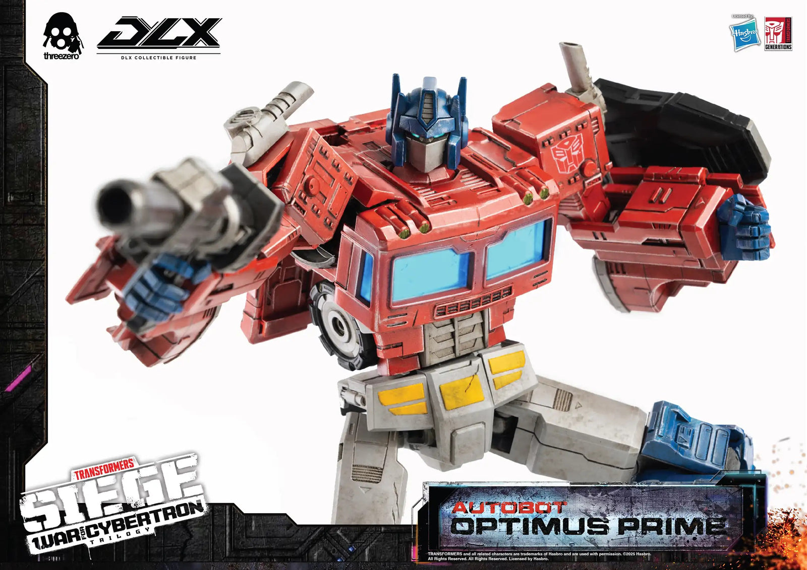 Threezero Transformers: War For Cybertron Trilogy DLX Optimus Prime