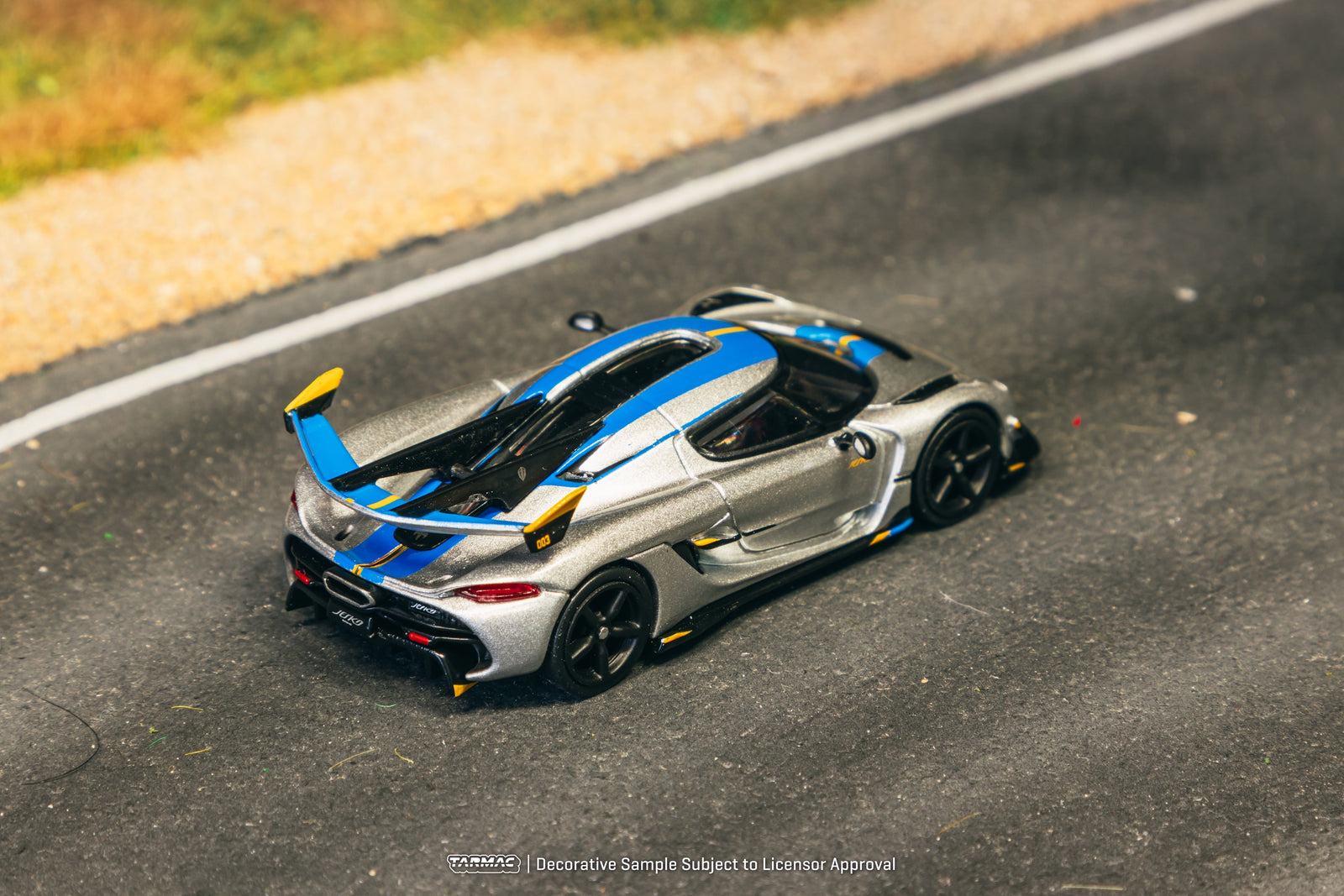 Tarmac Works 1/64 Koenigsegg Jesko Attack Silver Diecast Model Car