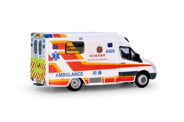 Tiny City Die-cast Model FSD08 - MERCEDES-BENZ Sprinter Ambulance (A343)