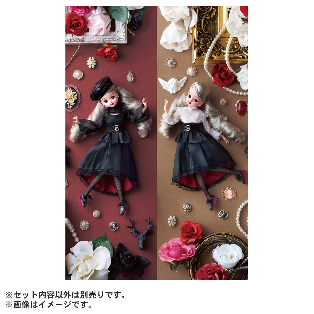 Takara Tomy Licca-chan Doll - Stylish Licca Photogenic Licca Gothic Noir