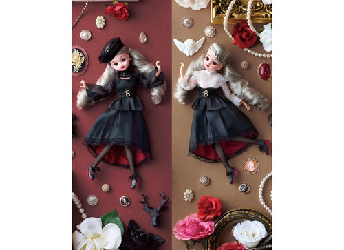 Load image into Gallery viewer, Takara Tomy Licca-chan Doll - Stylish Licca Photogenic Licca Gothic Noir
