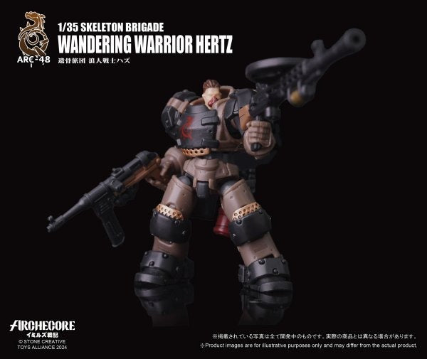 ARCHECORE ARC-48 Skeleton Brigade Wandering Warrior Hertz Action Figure Set