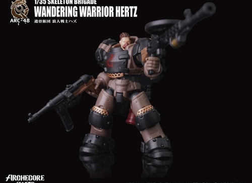 Load image into Gallery viewer, ARCHECORE ARC-48 Skeleton Brigade Wandering Warrior Hertz Action Figure Set
