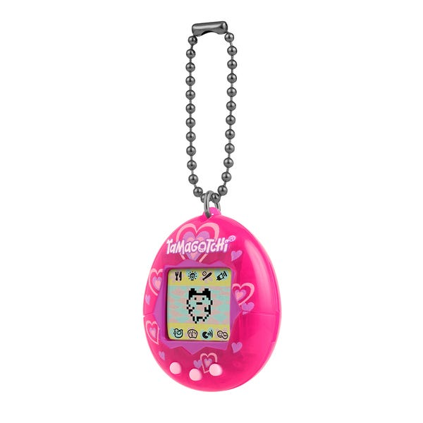 Bandai Original Tamagotchi - GEN1 Lots of Love (PDQ) Pink Electric Pet