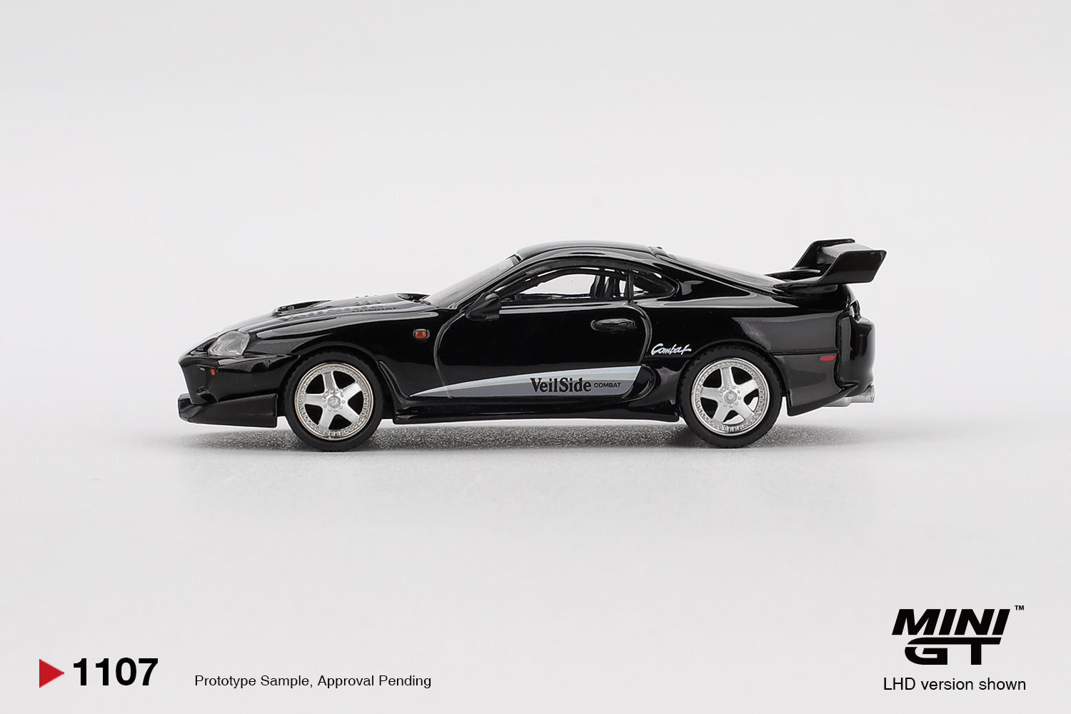(Pre-order) MINI GT #1107 Toyota Supra VeilSide Combat V-II Black LHD Model Car