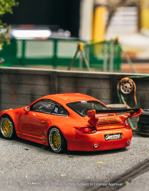 Load image into Gallery viewer, Tarmac Works 1/64 Old &amp; New 997 Red Metallic Diecast model car
